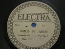 1929 Amos N' Andy Electra Radio Transcription