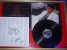 AUTOGRAFO MICHAEL JACKSON VINILE LP THRILLER 1982