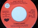 rare Modern Soul Boogie 45 AUBREY MANN don't give up