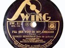 Django Reinhardt Guitar Solo Stephane Grappelly 78 RPM
