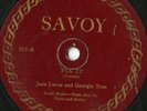 hokum boys jane lucas georgia tom - savoy blues 78