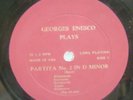 violin- ENESCO plays BACH Sonatas and Partitas on 3 LPs