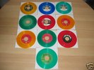 10x COLOURED Reggae 7