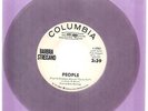 PROMO ONLY LAVENDER VINYL BARBARA STREISAND 45 - PEOPLE