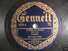 Gennett 78 RPM Phonograph Record Wolverine Orchestra