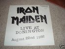 Iron Maiden Live at Donington 1992 triple LP 12