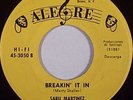 SABU MARTINEZ latin jazz 45 ALLEGRE 3050 Breakin It In