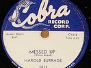 HAROLD BURRAGE MESSED UP / I DON'T CARE 50's COBRA 78