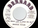 Emanuel Taylor 'You Really' Rare modern soul LISTEN