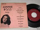 ANNIE ROSS Sings 1952 EP w/ cover 1950s