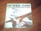 Chet Baker In Europe - Jazz Tour Pacific RARE Orig LP