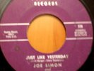 LISTEN NORTHERN R&B JOE SIMON Just like yesterday IRRAL