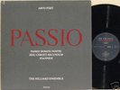 Arvo Part-Passio Hilliard Ensemble ECM 1370 GERMAN LP