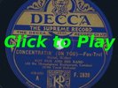 AL BOWLLY with ROY FOX & HIS BAND on DECCA F.2839/HOT