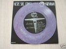 Nirvana here she comes now heavy marbled purple 7 vinyl