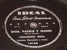 CONJUNTO IDEAL-DIOS,PATRIA Y MADRE-IDEAL 1016  (1353)