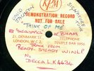 Very rare mod/freakbeat: OLYMPICS: THINK OF ME acetate