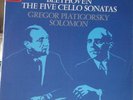 PIATIGORSKY - SOLOMON / BEETHOVEN  cello sonatas / HMV