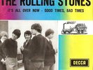 DUTCH ROLLING  STONES  45 RPM  IT'S ALL OVER NOW