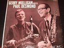 GERRY MULLIGAN MEETS PAUL DESMOND LP Record Album