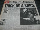 JETHRO TULL / THICK AS A BRICK - japan LP NEWS PAPER