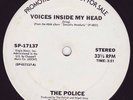 THE POLICE - VOICES INSIDE MY HEAD Rare 12'' WLP LISTEN