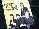 The Beatles Ticket To Ride + Yes It is  45 Lp Vintage