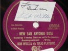 Bob Wills Texas Playboys Okeh 05694 Autographed