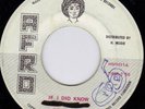 ROY SHIRLEY - IF I DID KNOW + COUNT OSSIE Afro   LISTEN