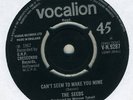 THE SEEDS Can't seem to make you mine Vocalion UK '67