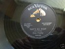 ELVIS PRESLEY RAB  RCA VICTOR# 78 THAT'S ALL RIGHT MAMA