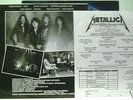 Metallica-Ride The Lightning-Megaforce Label-Order Form