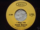 CLASSIC Northern Soul SHANE MARTIN Epic 45 TWO SIDER