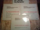STOCKHAUSEN -BOULEZ - SELTENE SINGLEBOX 1965