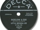 Little BRENDA LEE 78 RPM Record Bigelow 6-200/Jambalaya