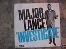 MAJOR LANCE INVESTIGATE NORTHERN SOUL PICTURE SLEEVE 45