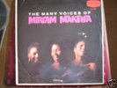 MIRIAM MAKEBA - THE MANY VOICES OF- SOUTH AFRICAN PRESS