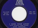 CROSSOVER SOUL 45 RPM -GENE REDDING on BELL RECORDS