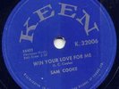 SAM COOKE -WIN YOUR LOVE FOR ME -1958 78RPM- UNPLAYED ?
