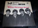 Beatles Official Fan Club 1964 Christmas Flexi vg/vg