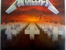 METALLICA SIGNED MASTER OF PUPPETS – CLIFF BURTON RARE