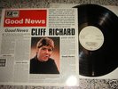 LP  - CLIFF RICHARD  -  GOOD NEWS    - weisse  Promo