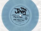 THE JAM. POP ART POEM, RARE BLUE FLEXI-DISC.