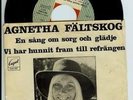 AGNETHA FÄLTSKOG Original Singel Vinyl - ABBA -