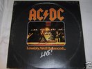 AC/DC LOVABLY WELL BALANCED LIVE PROMO TEST PRESS EX