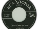 EDDIE MARSHALL (1952) RCA auto 45 MOBLIN BABY OF MINE