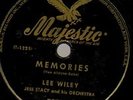 LEE WILEY 78 rpm Record MEMORIES / BUT NOT FOR ME