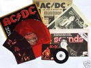AC/DC rare red Vinyl LP Marquee 1976 Bon Scott Full Set