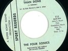 The Four Sonics : Northern Soul 45 on Sport