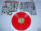 punk/hardcore/nyhc/ SICK OF IT ALL : Yours Truly LP RED